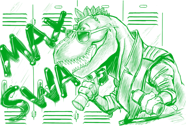 Swaggasaurus Max- Green Version