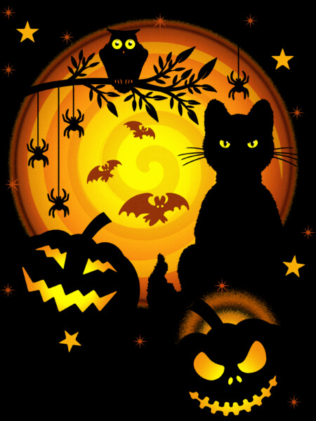 Halloween Kitty by artizan16