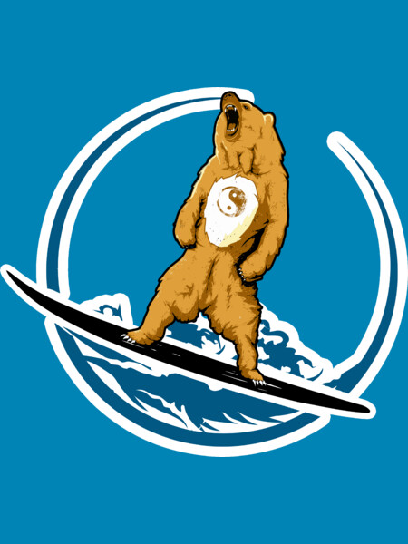 Surfing Bear