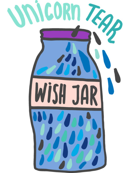 Unicorn Tear Wish Jar