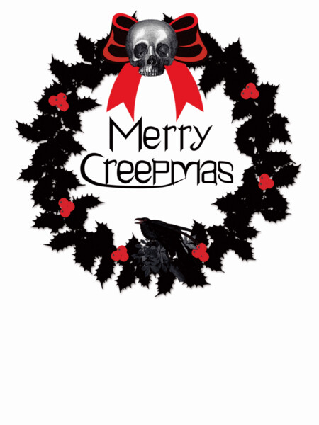 Merry Creepmas Gothic Wreath