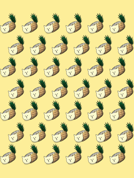 Pineapple Cat Pattern