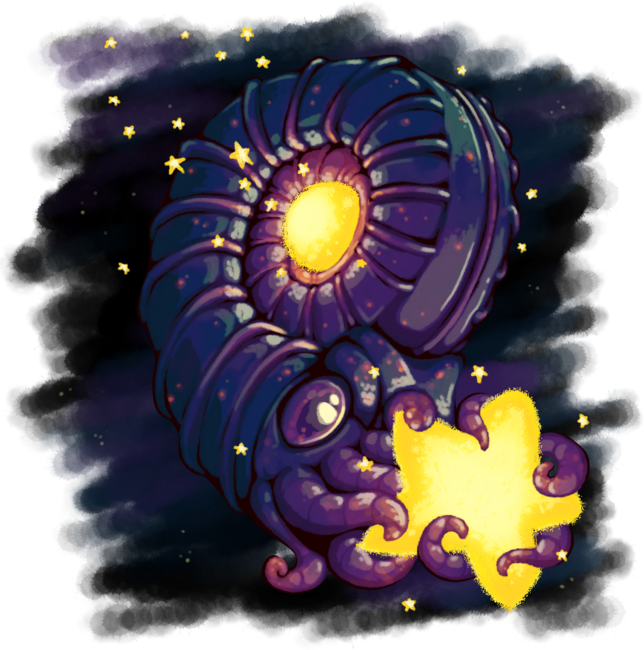 Stellare Ammonite by TeaPoweredArt