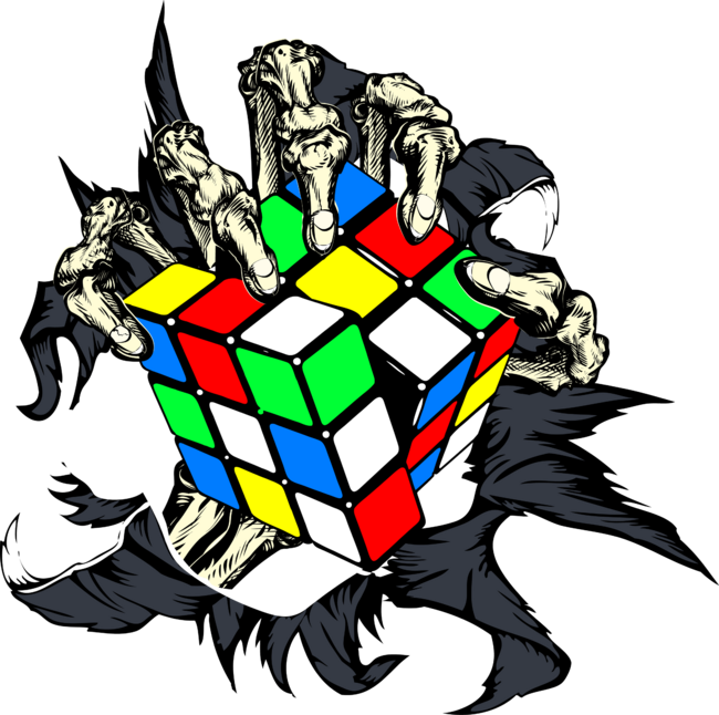 Rubik's Skeleton by TshirtsUK