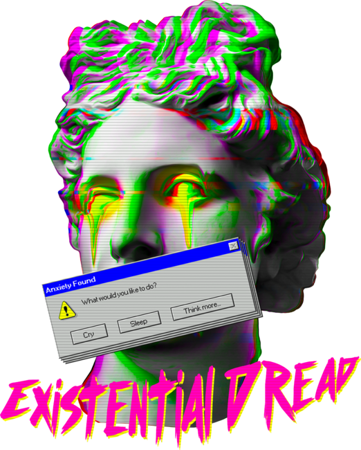 Anxiety What would you like to do? Aesthetic Vaporwave