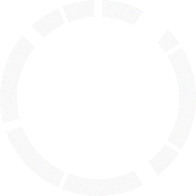 White split circle