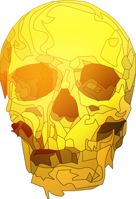 Skull - Yellow
