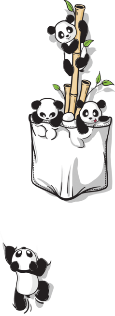 Pocket Pandas by BekaDesigns