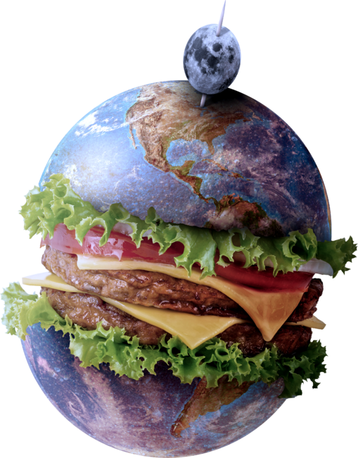 planet earth burger