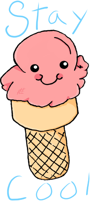 Stay Cool ice cream cone by MacSquiddles