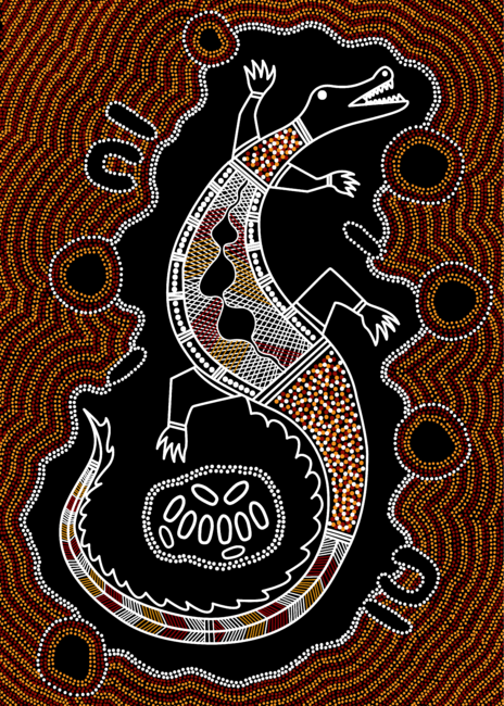 Authentic Aboriginal Arts - Crocodile Dreaming
