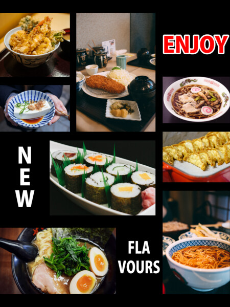 Enjoy new Flavours / Japanese Food for Gourmet lovers