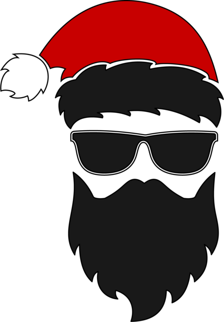 Hipster Santa Claus