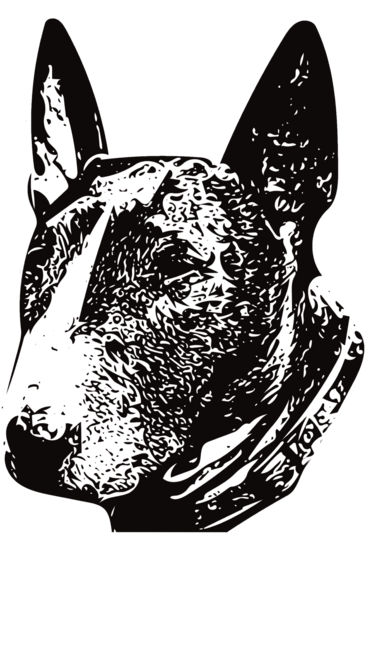 Bull Terrier Face Design - A Bully Christmas Gift