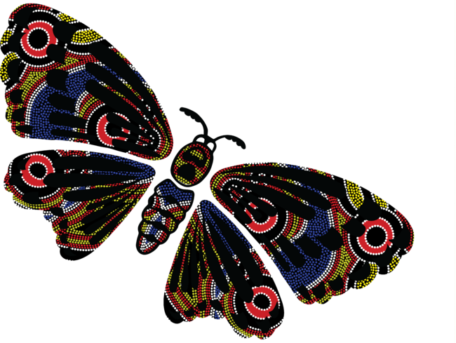 Authentic Aboriginal Arts - Butterfly