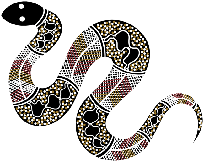 Authentic Aboriginal Arts -Snake