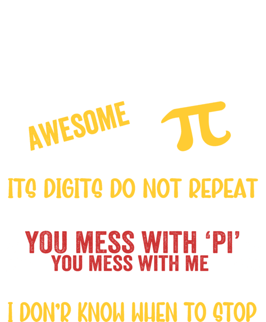 I Get My Attitude From Pi Funny Pi Day Math