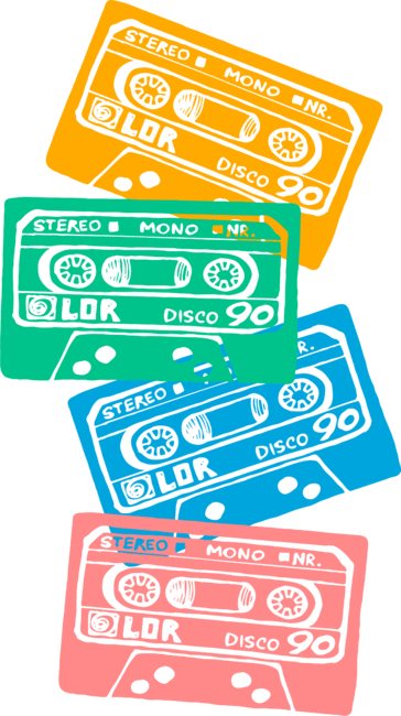 Retro Audio Cassette Tapes