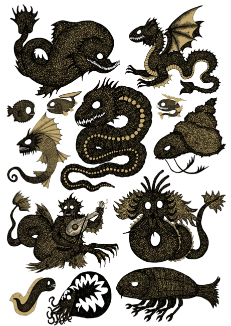 Assorted Sea Monsters 2