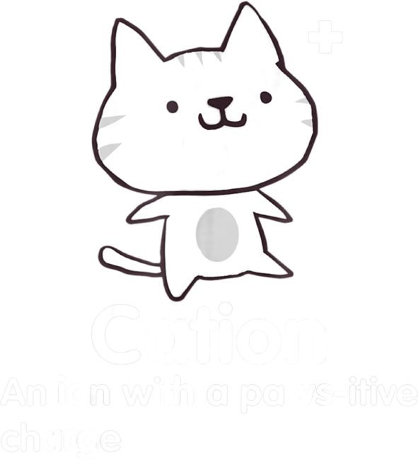 Cat shirt- Cation Cat Paws-itive Science by DaumQQ