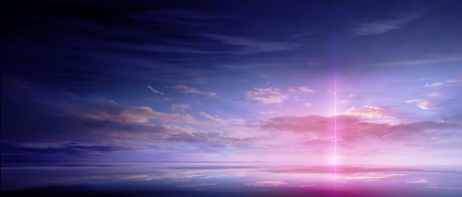 Awesome Anime Purple Sky