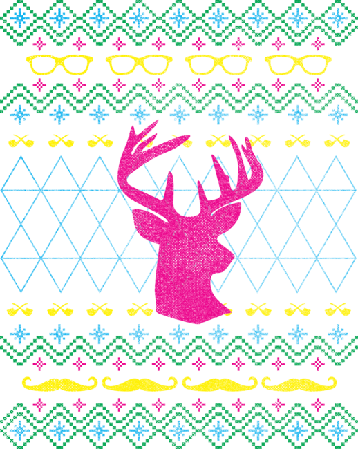 Ugly Hipster Sweater (Neon)