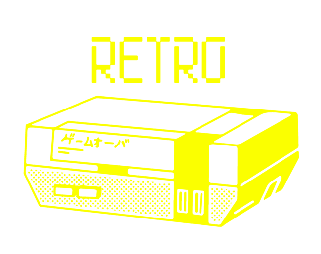 Retro game console