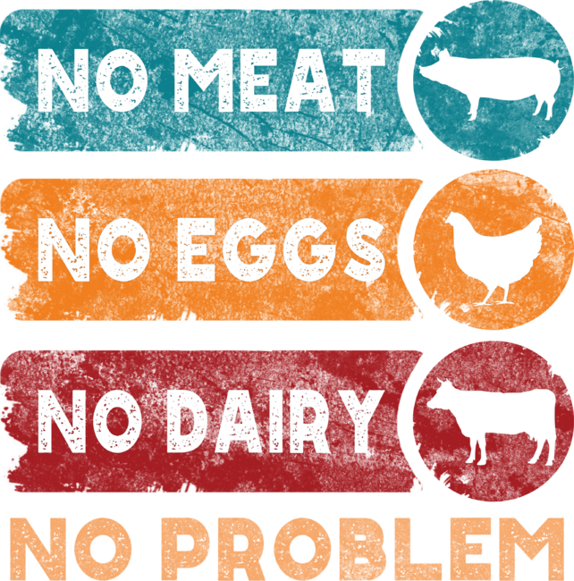 Vegan No Meat No Eggs No Dairy No Problem