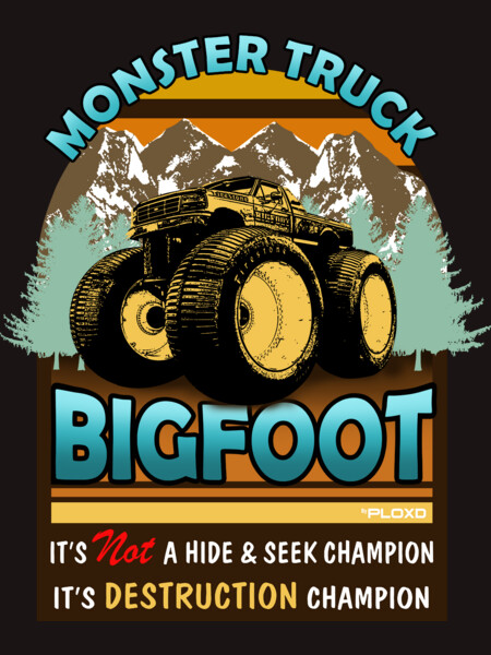 Monster Truck BIGFOOT it's not a hide &amp; seek champion