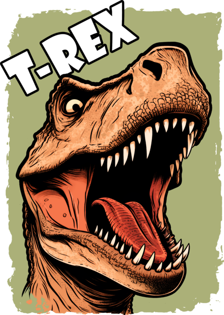 Tyrannosaurus Rex T-Rex Dino Animal by Juka