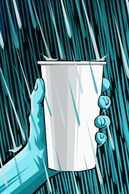Deluge in a paper cup