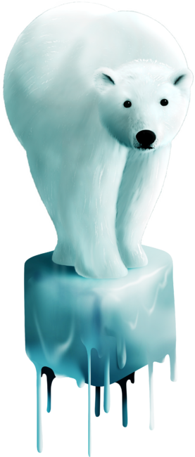 Polar Bear: Global warming by asitha
