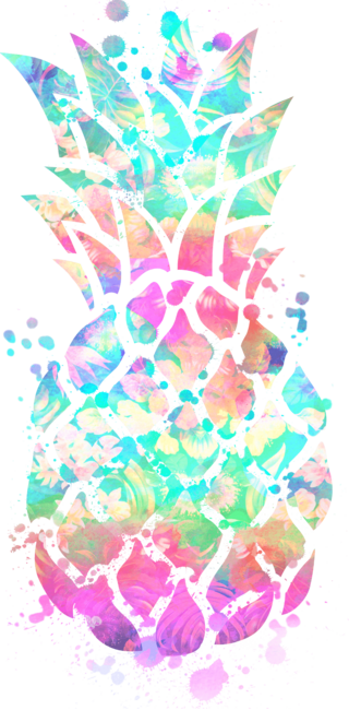 Splatter Pineapple by lostgods