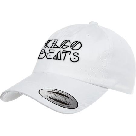 Kilgo Beats Dad Hat White by KilgoBeats