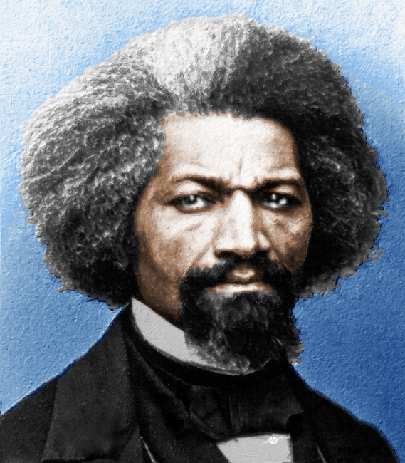 Frederick Douglass Painting In Color