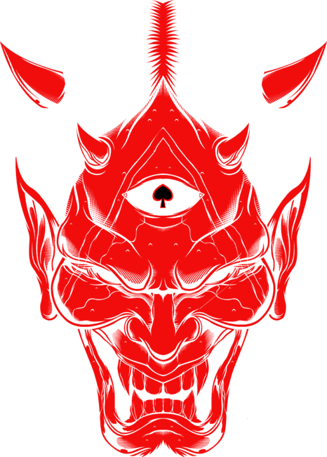 Third Eye Demon Mask by MaddFictional