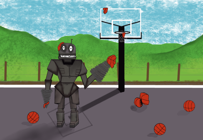 Basketball robot