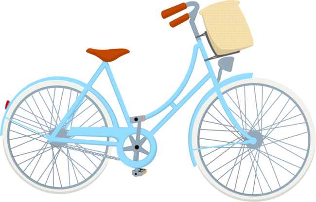 bike with a basket