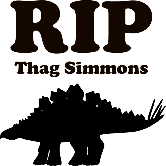 RIP Thag Simmons: A Stegosaurus-sized Loss - Black