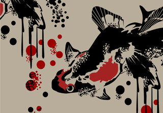Red and Black (Koki Fish) by bengkelproses