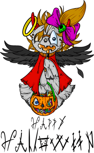 trick-or-treater angel