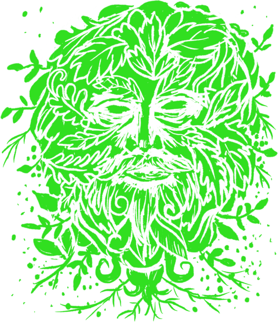Green Man Pagan, Celtic, Mythology Witchy