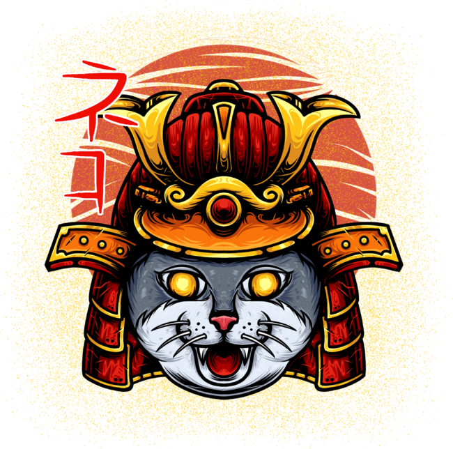 Samurai Cat Japanese.