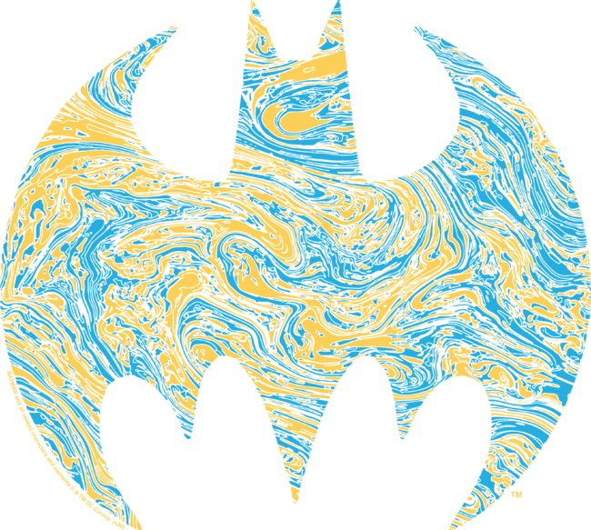 Oil Slick Batman Logo for DCComics