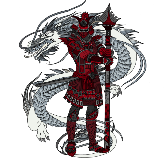 Dragon samurai