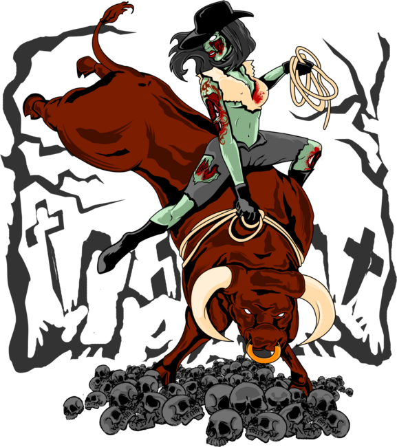 Zombie Bull Rider