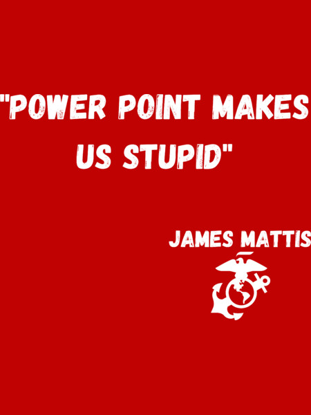 Power Point Makes Us Stupid