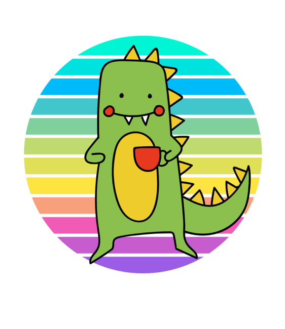 Dinosaur Mama Needs Coffee