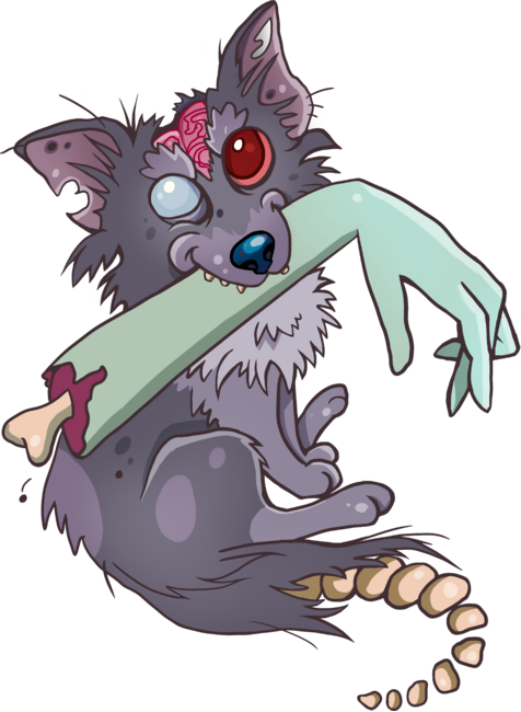 Rufus the zombie dog