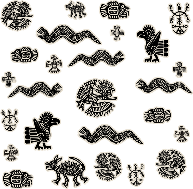 Aztecs pattern